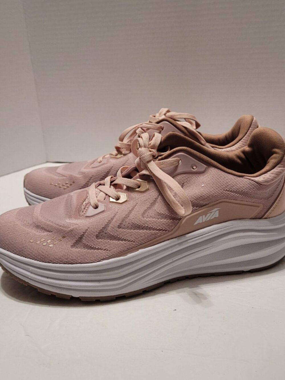 AVIA Avi-Move Women’s Memory Foam Pink Running Walking Sneakers Size 8